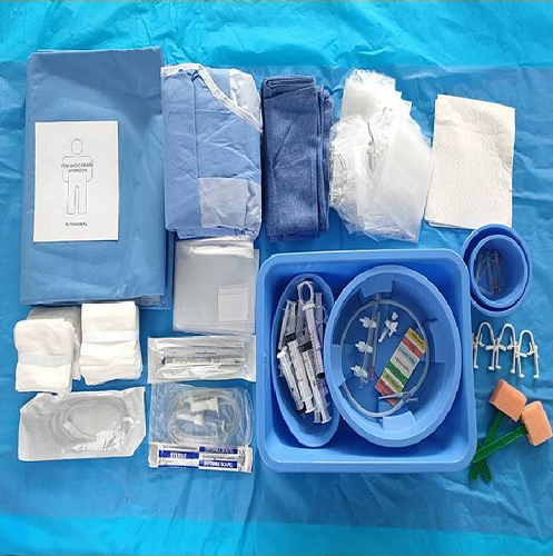 Disposable Angiographic procedure pack