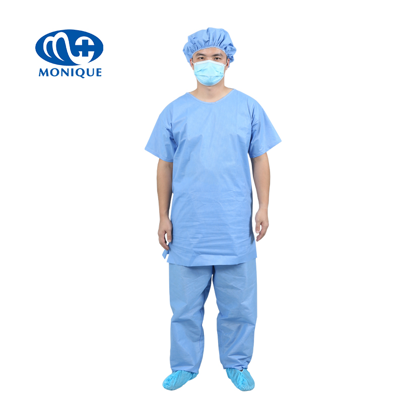 Hospital Disposable Non Woven Scrub Suits